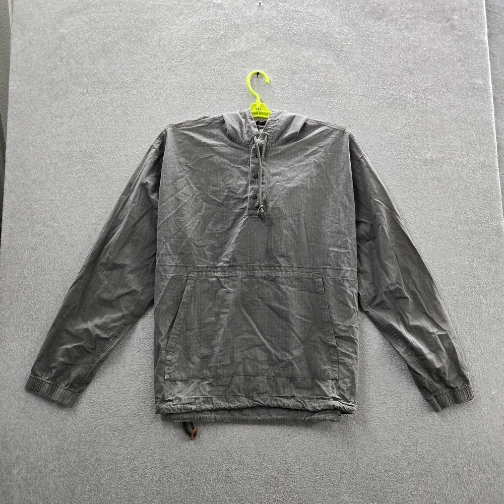 REI Cooperative Men Jacket LARGE Gray Activewear Anorak  Pullover‎ Ripstop